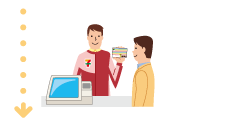 新しいカードを受取る