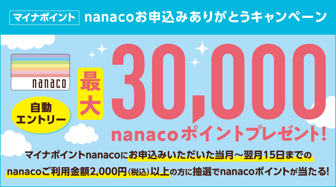 電子マネー Nanaco 公式サイト