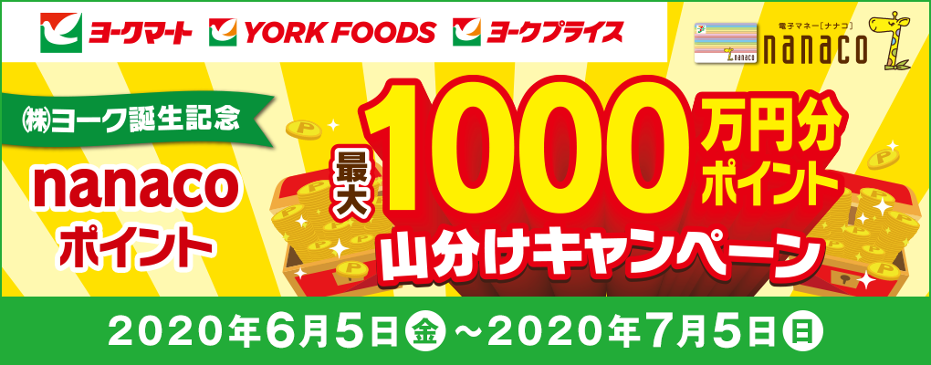 [N}[g@YORK FOODS@[NvCX@()[NaLO@nanaco|Cg@ő1000~|CgRLy[@2020N65()`2020N75()