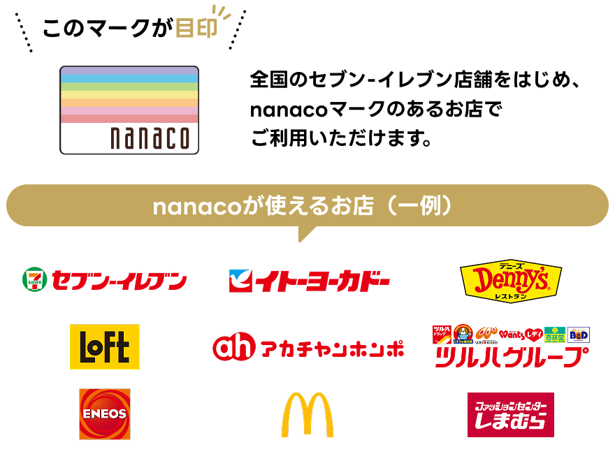 nanaco���g���邨�X�i���j