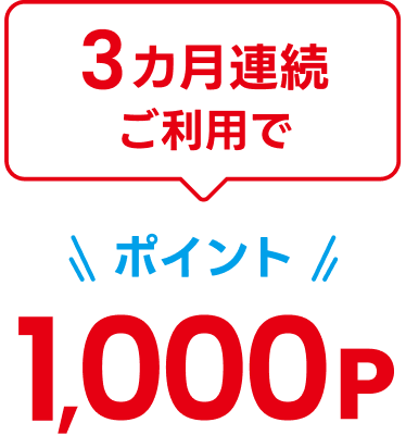 3�J���A�������p�Ń|�C���g1,000P